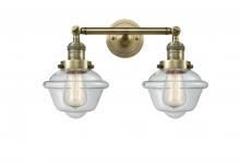 Innovations Lighting 208-AB-G532 - Oxford - 2 Light - 17 inch - Antique Brass - Adjustable Bath Vanity Light
