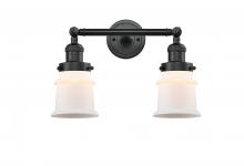Innovations Lighting 208-BK-G181S - Canton - 2 Light - 17 inch - Matte Black - Adjustable Bath Vanity Light