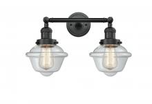 Innovations Lighting 208-BK-G532 - Oxford - 2 Light - 17 inch - Matte Black - Adjustable Bath Vanity Light