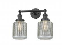 Innovations Lighting 208-OB-G262 - Stanton - 2 Light - 16 inch - Oil Rubbed Bronze - Adjustable Bath Vanity Light