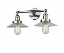 Innovations Lighting 208-PC-G2 - Halophane - 2 Light - 18 inch - Polished Chrome - Adjustable Bath Vanity Light