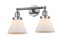Innovations Lighting 208-PN-G41 - Cone - 2 Light - 18 inch - Polished Nickel - Adjustable Bath Vanity Light