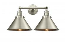 Innovations Lighting 208-SN-M10-SN - Briarcliff - 2 Light - 19 inch - Brushed Satin Nickel - Adjustable Bath Vanity Light