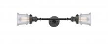 Innovations Lighting 208L-OB-G184S-LED - Canton - 2 Light - 6 inch - Oil Rubbed Bronze - Adjustable Bath Vanity Light