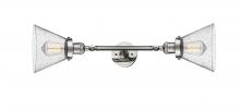 Innovations Lighting 208L-PN-G44 - Cone - 2 Light - 8 inch - Polished Nickel - Adjustable Bath Vanity Light