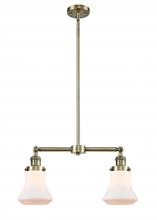 Innovations Lighting 209-AB-G191 - Bellmont - 2 Light - 21 inch - Antique Brass - Stem Hung - Adjustable Island Light