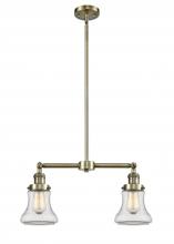 Innovations Lighting 209-AB-G192 - Bellmont - 2 Light - 21 inch - Antique Brass - Stem Hung - Adjustable Island Light