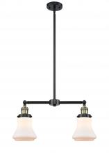 Innovations Lighting 209-BAB-G191 - Bellmont - 2 Light - 21 inch - Black Antique Brass - Stem Hung - Adjustable Island Light