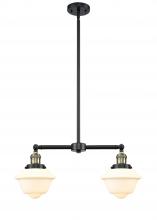 Innovations Lighting 209-BAB-G531 - Oxford - 2 Light - 24 inch - Black Antique Brass - Stem Hung - Adjustable Island Light