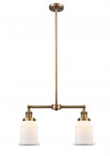 Innovations Lighting 209-BB-G181 - Canton - 2 Light - 21 inch - Brushed Brass - Stem Hung - Adjustable Island Light