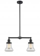 Innovations Lighting 209-OB-G192 - Bellmont - 2 Light - 21 inch - Oil Rubbed Bronze - Stem Hung - Adjustable Island Light