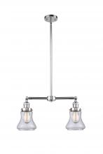 Innovations Lighting 209-PC-G192 - Bellmont - 2 Light - 21 inch - Polished Chrome - Stem Hung - Adjustable Island Light