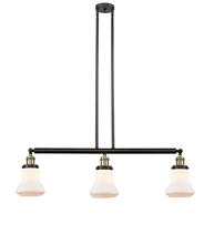 Innovations Lighting 213-BAB-G191 - Bellmont - 3 Light - 39 inch - Black Antique Brass - Stem Hung - Adjustable Island Light