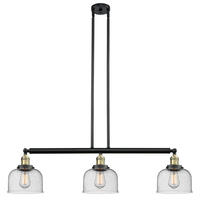 Innovations Lighting 213-BAB-G74 - Bell - 3 Light - 41 inch - Black Antique Brass - Stem Hung - Adjustable Island Light