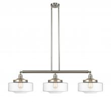 Innovations Lighting 213-SN-G692-12 - Bridgeton - 3 Light - 44 inch - Brushed Satin Nickel - Stem Hung - Adjustable Island Light