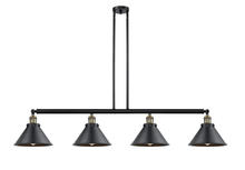 Innovations Lighting 214-BAB-M10-BK - Briarcliff - 4 Light - 55 inch - Black Antique Brass - Stem Hung - Adjustable Island Light