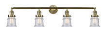 Innovations Lighting 215-AB-G184S - Canton - 4 Light - 42 inch - Antique Brass - Adjustable Bath Vanity Light