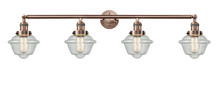Innovations Lighting 215-AC-G534 - Oxford - 4 Light - 46 inch - Antique Copper - Adjustable Bath Vanity Light