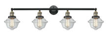 Innovations Lighting 215-BAB-G532 - Oxford - 4 Light - 46 inch - Black Antique Brass - Adjustable Bath Vanity Light
