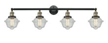 Innovations Lighting 215-BAB-G534 - Oxford - 4 Light - 46 inch - Black Antique Brass - Adjustable Bath Vanity Light