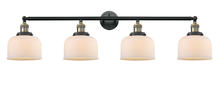 Innovations Lighting 215-BAB-G71 - Bell - 4 Light - 44 inch - Black Antique Brass - Adjustable Bath Vanity Light