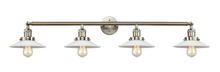 Innovations Lighting 215-SN-G1 - Halophane - 4 Light - 45 inch - Brushed Satin Nickel - Adjustable Bath Vanity Light