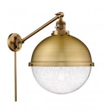 Innovations Lighting 237-BB-HFS-124-BB - Hampden - 1 Light - 13 inch - Brushed Brass -Adjustable Swing Arm