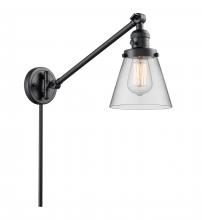Innovations Lighting 237-BK-G62 - Cone - 1 Light - 8 inch - Matte Black -Adjustable Swing Arm
