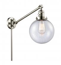Innovations Lighting 237-PN-G204-8 - Beacon - 1 Light - 8 inch - Polished Nickel -Adjustable Swing Arm