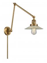 Innovations Lighting 238-BB-G2 - Halophane - 1 Light - 9 inch - Brushed Brass -Adjustable Swing Arm