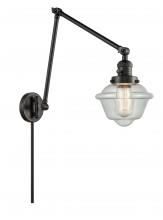 Innovations Lighting 238-BK-G534 - Oxford - 1 Light - 8 inch - Matte Black -Adjustable Swing Arm