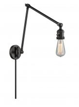 Innovations Lighting 238-BK - Bare Bulb - 1 Light - 5 inch - Matte Black -Adjustable Swing Arm