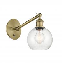 Innovations Lighting 317-1W-AB-G124-6 - Athens - 1 Light - 6 inch - Antique Brass - Adjustable Sconce