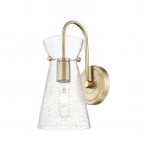 Innovations Lighting 385-1W-CB-G385-5CL - Nichole - 1 Light - 6 inch - Champagne Bronze - Sconce