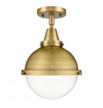 Innovations Lighting 447-1C-BB-HFS-82-BB - Hampden - 1 Light - 9 inch - Brushed Brass - Flush Mount