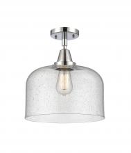 Innovations Lighting 447-1C-PC-G74-L-LED - Bell - 1 Light - 12 inch - Polished Chrome - Flush Mount
