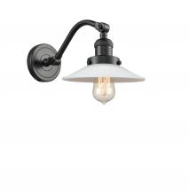 Innovations Lighting 515-1W-OB-G1 - Halophane - 1 Light - 9 inch - Oil Rubbed Bronze - Adjustable Sconce