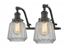 Innovations Lighting 515-2W-OB-G142 - Chatham - 2 Light - 18 inch - Oil Rubbed Bronze - Adjustable Bath Vanity Light