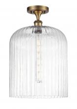 Innovations Lighting 516-1C-BB-G559-12CL - Bridal Veil - 1 Light - 5 inch - Brushed Brass - Semi-Flush Mount