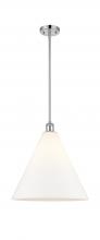 Innovations Lighting 516-1S-PC-GBC-161 - Berkshire - 1 Light - 16 inch - Polished Chrome - Pendant