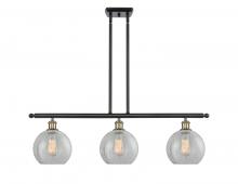Innovations Lighting 516-3I-BAB-G125 - Athens - 3 Light - 36 inch - Black Antique Brass - Cord hung - Island Light