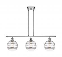 Innovations Lighting 516-3I-PC-G556-8CL - Rochester - 3 Light - 36 inch - Polished Chrome - Cord hung - Island Light