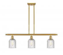Innovations Lighting 516-3I-SG-G559-5CL - Bridal Veil - 3 Light - 36 inch - Satin Gold - Cord hung - Island Light