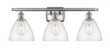 Innovations Lighting 516-3W-SN-GBD-754 - Bristol - 3 Light - 28 inch - Brushed Satin Nickel - Bath Vanity Light