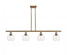 Innovations Lighting 516-4I-BB-G122-6 - Athens - 4 Light - 48 inch - Brushed Brass - Cord hung - Island Light