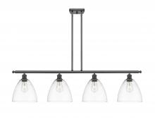 Innovations Lighting 516-4I-BK-GBD-92 - Bristol - 4 Light - 48 inch - Matte Black - Cord hung - Island Light