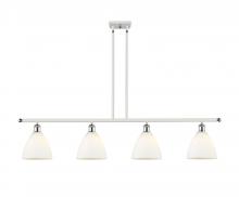 Innovations Lighting 516-4I-WPC-GBD-751 - Bristol - 4 Light - 48 inch - White Polished Chrome - Cord hung - Island Light