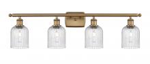 Innovations Lighting 516-4W-BB-G559-5SDY - Bridal Veil - 4 Light - 35 inch - Brushed Brass - Bath Vanity Light
