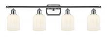 Innovations Lighting 516-4W-PC-G559-5GWH - Bridal Veil - 4 Light - 35 inch - Polished Chrome - Bath Vanity Light