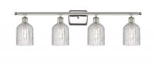 Innovations Lighting 516-4W-PN-G559-5CL - Bridal Veil - 4 Light - 35 inch - Polished Nickel - Bath Vanity Light